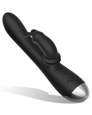 BLACKSILVER DJ ADAM ESTIMULADOR RABBIT SILICONA RECARGABLE NEGRO