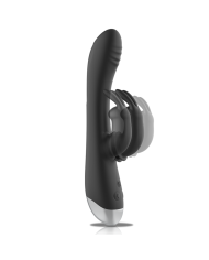BLACKSILVER DJ ADAM ESTIMULADOR RABBIT SILICONA RECARGABLE NEGRO