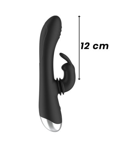BLACKSILVER DJ ADAM ESTIMULADOR RABBIT SILICONA RECARGABLE NEGRO