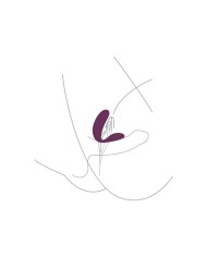XOCOON BOUND LOVE VIBRADOR PARA PAREJAS MORADO