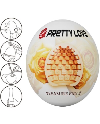 PRETTY LOVE MASTURBADOR MASCULINO HUEVO NATURAL PRETTY LOVE MASTURBADOR MASCULINO HUEVO NATURAL