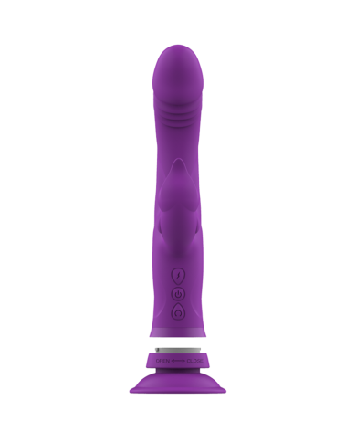 INTENSE CASANOVA VIBRADOR RABBIT SILICONA TRIPLE MOTOR MORADO
