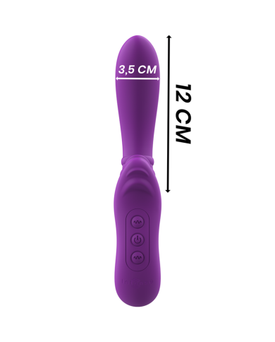 INTENSE HARRY VIBRADOR FLEXIBLE CON LENGUA MORADO