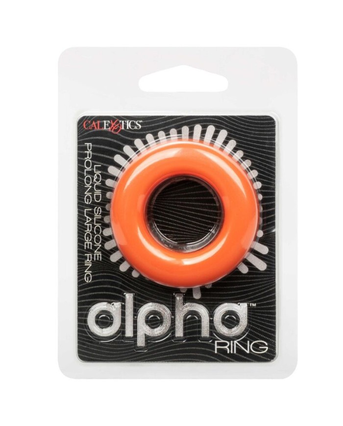 CALIFORNIA EXOTICS ALPHA ANILLO PROLONG GRANDE NARANJA