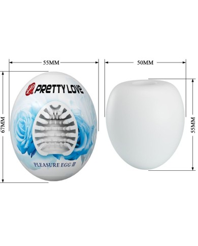 PRETTY LOVE MASTURBADOR MASCULINO HUEVO BLANCO PRETTY LOVE MASTURBADOR MASCULINO HUEVO BLANCO