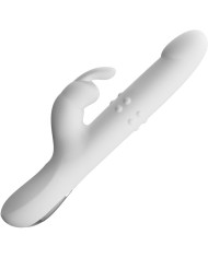 PRETTY LOVE REESE VIBRADOR CON ROTACION PLATEADO