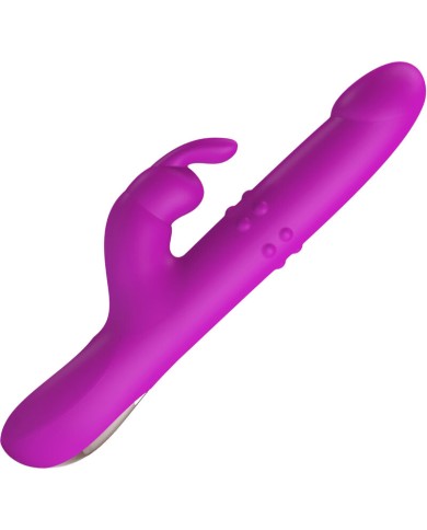PRETTY LOVE REESE VIBRADOR CON ROTACION MORADO