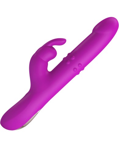 PRETTY LOVE REESE VIBRADOR CON ROTACION MORADO