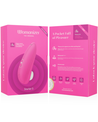 WOMANIZER STARLET 3 ESTIMULADOR CLITORIS ROSA