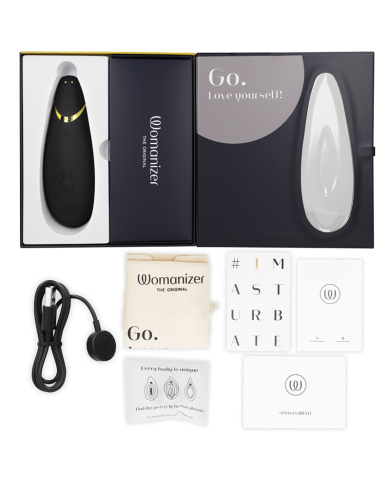 WOMANIZER PREMIUM 2 ESTIMULADOR DE CLITORIS NEGRO