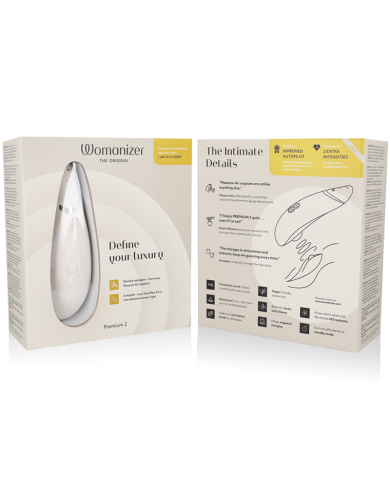 WOMANIZER PREMIUM 2 ESTIMULADOR DE CLITORIS GRIS