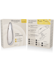 WOMANIZER PREMIUM 2 ESTIMULADOR DE CLITORIS GRIS