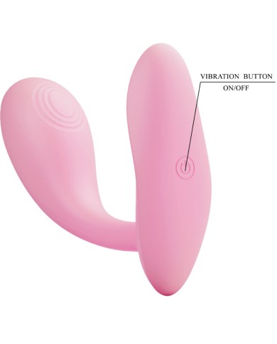PRETTY LOVE BAIRD G SPOT 12 VIBRACIONES RECARGABLE ROSA APP