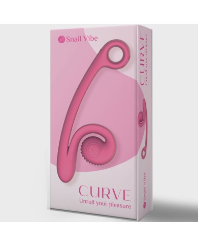 SNAIL VIBE CURVE VIBRADOR NARANJA