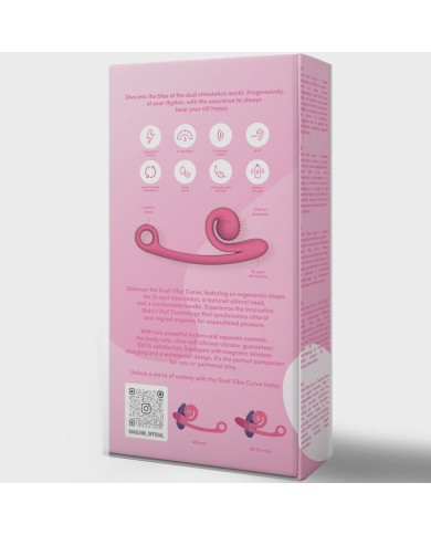 SNAIL VIBE CURVE VIBRADOR NARANJA