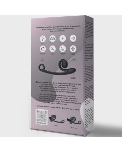 SNAIL VIBE CURVE VIBRADOR NEGRO