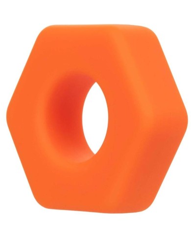 CALIFORNIA EXOTICS ALPHA ANILLO PROLONG SEXGONO NARANJA