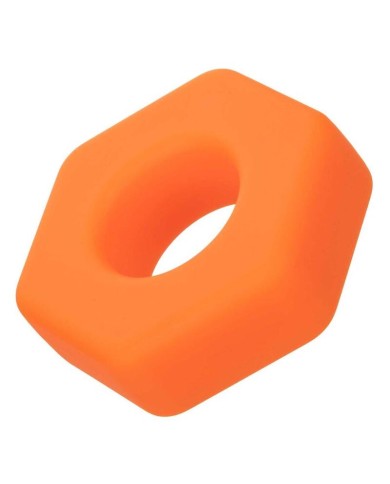 CALIFORNIA EXOTICS ALPHA ANILLO PROLONG SEXGONO NARANJA