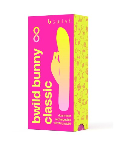 B SWISH BWILD BUNNY INFINITE CLASSIC VIBRADOR RECARGABLE SILICONA ROSA
