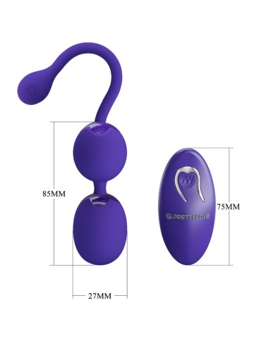 PRETTY LOVE WILLIE YOUTH BOLAS CONTROL REMOTO VIBRACION VIOLETA