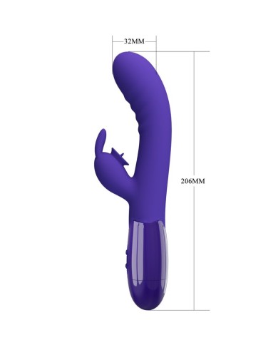PRETTY LOVE CERBERUS YOUTH VIBRADOR RABBIT VIOLETA