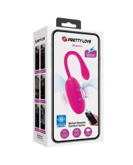 PRETTY LOVE DOREEN HUEVO VIBRADOR RECARGABLE MAGENTA CONTROL REMOTO