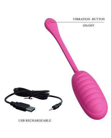 PRETTY LOVE CATALINA HUEVO VIBRADOR RECARGABLE ROSA APP GRATUITA