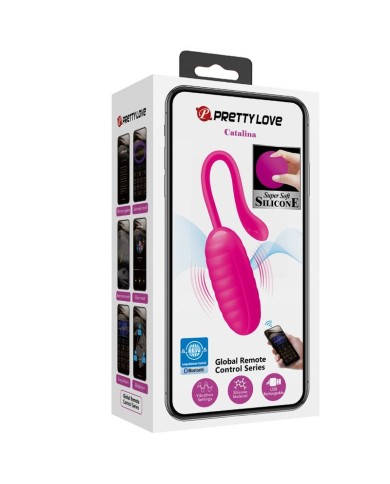 PRETTY LOVE CATALINA HUEVO VIBRADOR RECARGABLE ROSA APP GRATUITA