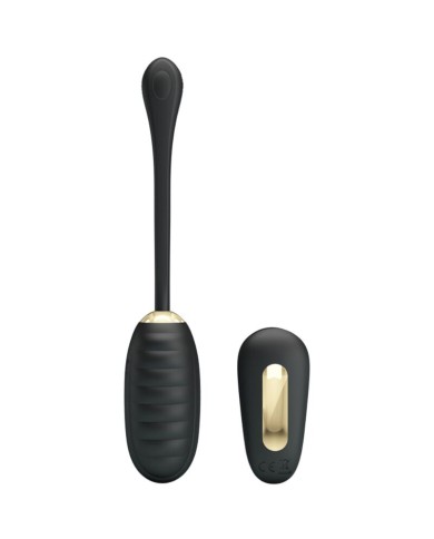 PRETTY LOVE DOREEN HUEVO VIBRADOR DE LUJO RECARGABLE NEGRO CONTROL REMOTO