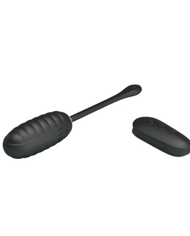 PRETTY LOVE DOREEN HUEVO VIBRADOR DE LUJO RECARGABLE NEGRO CONTROL REMOTO