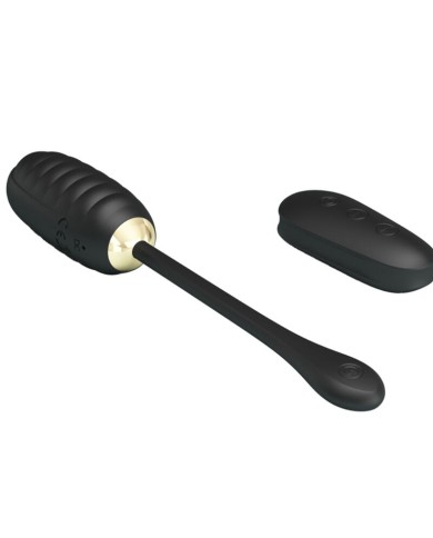 PRETTY LOVE DOREEN HUEVO VIBRADOR DE LUJO RECARGABLE NEGRO CONTROL REMOTO