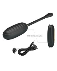 PRETTY LOVE DOREEN HUEVO VIBRADOR DE LUJO RECARGABLE NEGRO CONTROL REMOTO