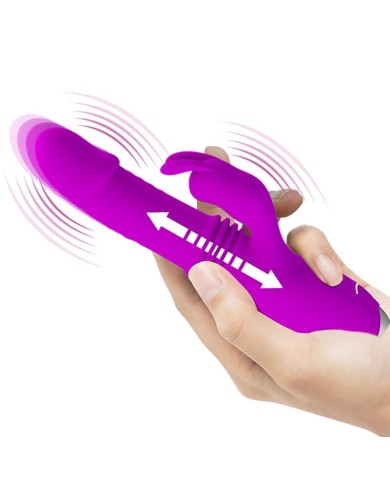 PRETTY LOVE DOROTHY VIBRADOR CONEJO RECARGABLE MORADO