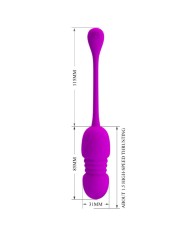 PRETTY LOVE CALLIE HUEVO VIBRADOR RECARGABLE MORADO
