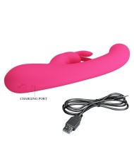 PRETTY LOVE LAMAR VIBRADOR RABBIT PUNTO G ROSA