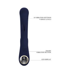 PRETTY LOVE LAMAR VIBRADOR RABBIT PUNTO G AZUL