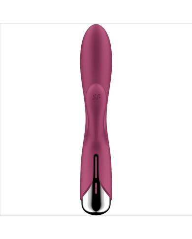 SATISFYER SPINNING RABBIT 1 ESTIMULACION CLITORIS Y PUNTO G ROJO