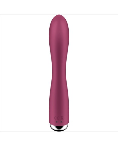 SATISFYER SPINNING RABBIT 1 ESTIMULACION CLITORIS Y PUNTO G ROJO