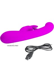 PRETTY LOVE LAMAR VIBRADOR RABBIT PUNTO G VIOLETA