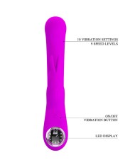 PRETTY LOVE LAMAR VIBRADOR RABBIT PUNTO G VIOLETA
