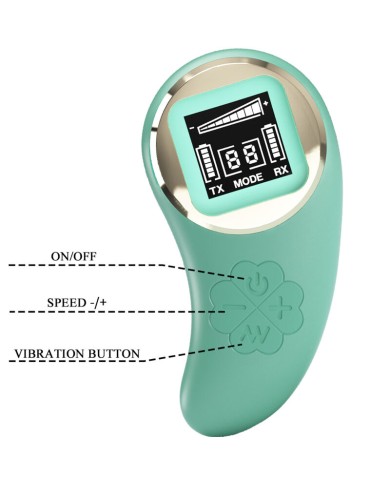 PRETTY LOVE MINA HUEVO VIBRADOR CONTROL REMOTO VERDE