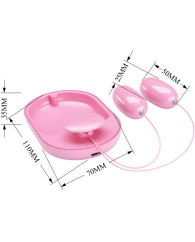 PRETTY LOVE FUN BOX BALA VIBRADORA ROSA