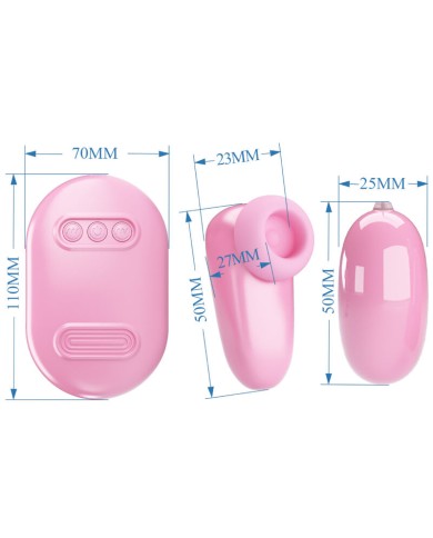 PRETTY LOVE MAGIC BOX BALA VIBRADORA ESTIMULADOR ROSA