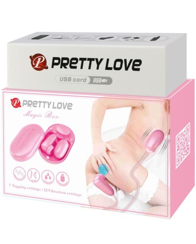 PRETTY LOVE MAGIC BOX BALA VIBRADORA ESTIMULADOR ROSA