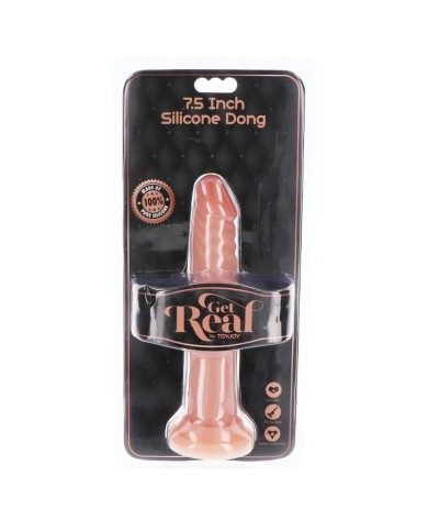 GET REAL DONG SILICONA 19 CM NATURAL