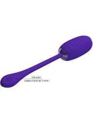 PRETTY LOVE KIRK HUEVO VIBRADOR RECARGABLE LILA