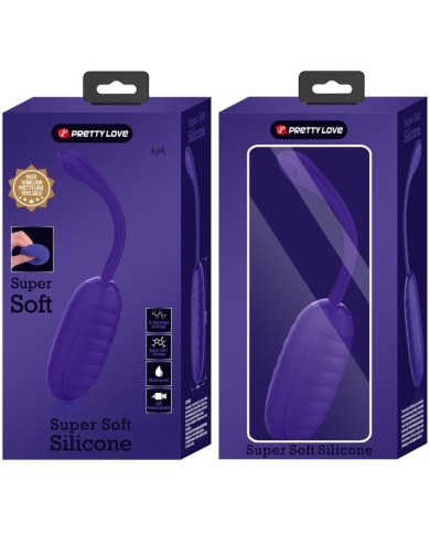 PRETTY LOVE KIRK HUEVO VIBRADOR RECARGABLE LILA