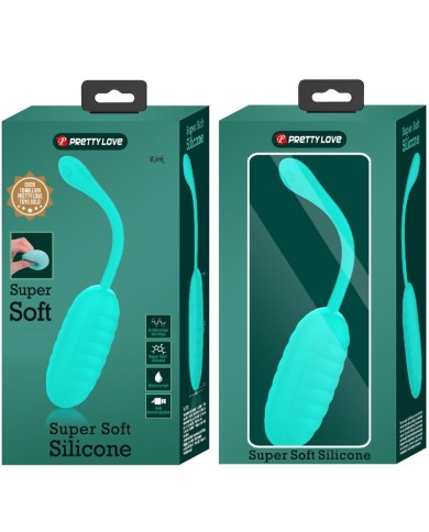 PRETTY LOVE KIRK HUEVO VIBRADOR RECARGABLE VERDE AGUA