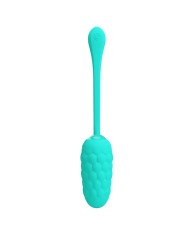 PRETTY LOVE HUEVO VIBRADOR CON TEXTURA MARINA RECARGABLE VERDE AGUA