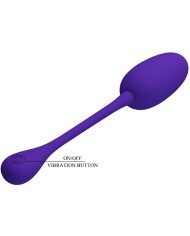 PRETTY LOVE KNUCKER HUEVO VIBRADOR RECARGABLE LILA